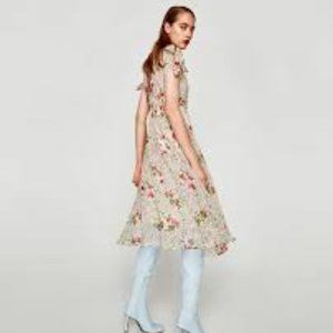 Zara NWT Midi Dress